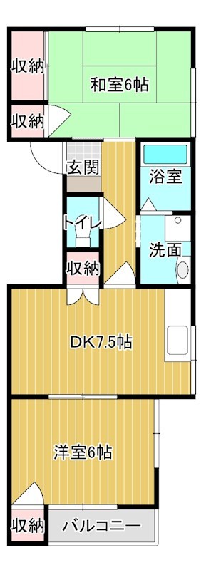 シャトー千枝 間取り