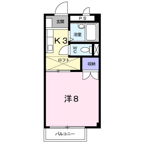 ジュネス一の宮 間取り