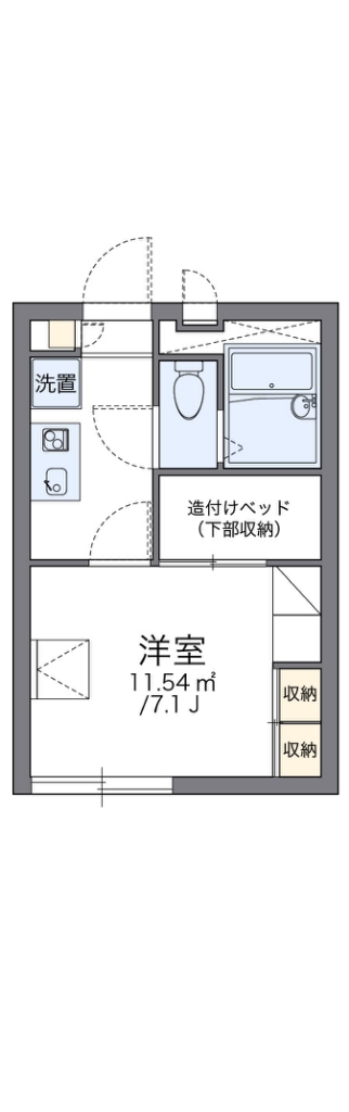 レオパレスＩ　ｄｒｅａｍ 代表的な間取のため実際の間取とは異なる場合があります